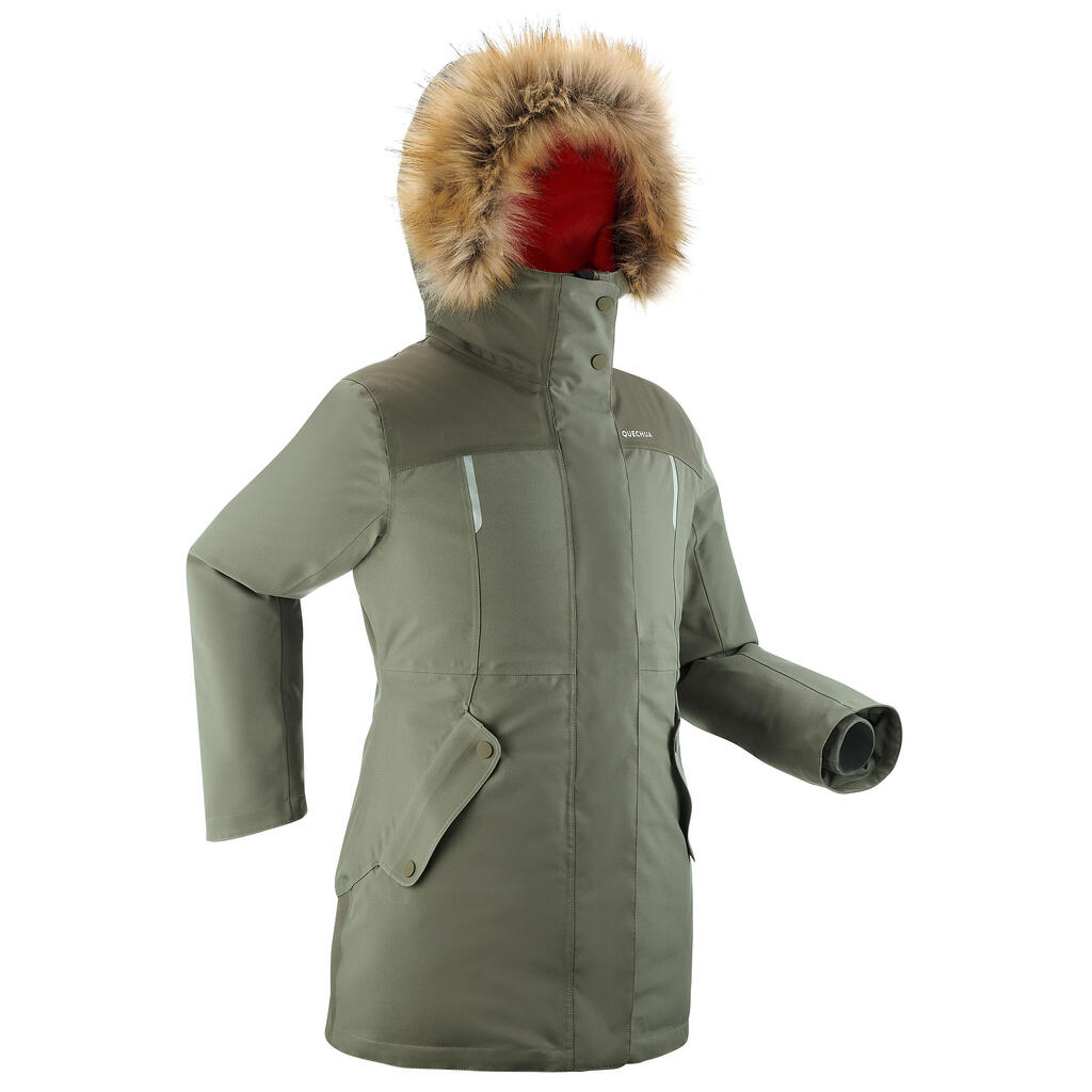 Winterjacke Winterwandern SH500 Ultra-Warm -20 °C wasserdicht Kinder 122–170
