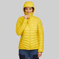 Women’s Mountain Trekking Down Jacket with Hood - MT100 -5°C