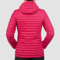 Daunenjacke Bergtrekking MT100 Komfort bis -5 °C Damen pink 