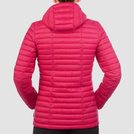 Women's Mountain Trekking Hooded Down Jacket - MT100 -5 °C