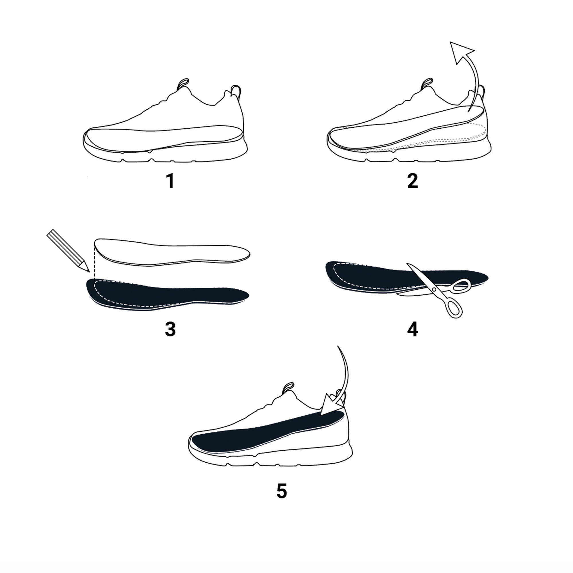Insole W550 Softfeel -  4