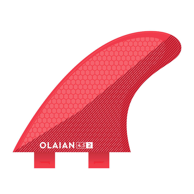 3 ailerons 900 M 4"5  en composite pour boitier FCS