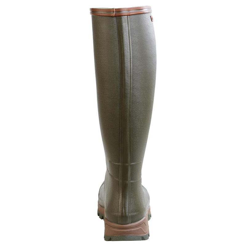 Botas De Agua Katiuskas Caza Solognac 500 Hombre Goma Flexibles Ligeras