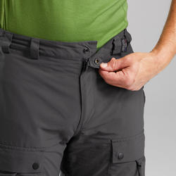 Pantaloni modulabili montagna uomo MT100 grigi FORCLAZ | DECATHLON