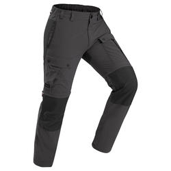 Pantaloni modulabili montagna uomo MT100 grigi FORCLAZ | DECATHLON