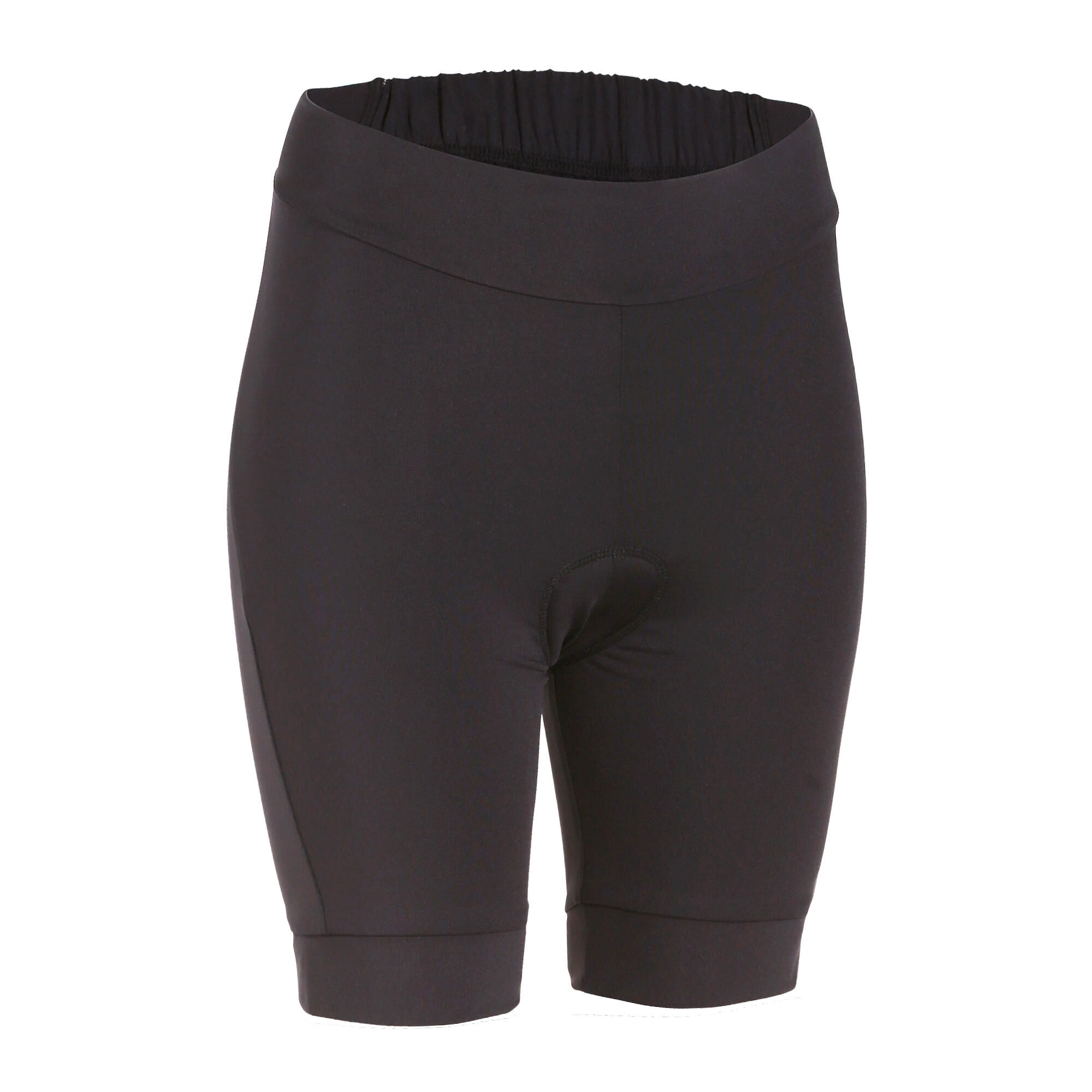 TRIBAN 100 Women's Bibless Cycling Shorts - Black