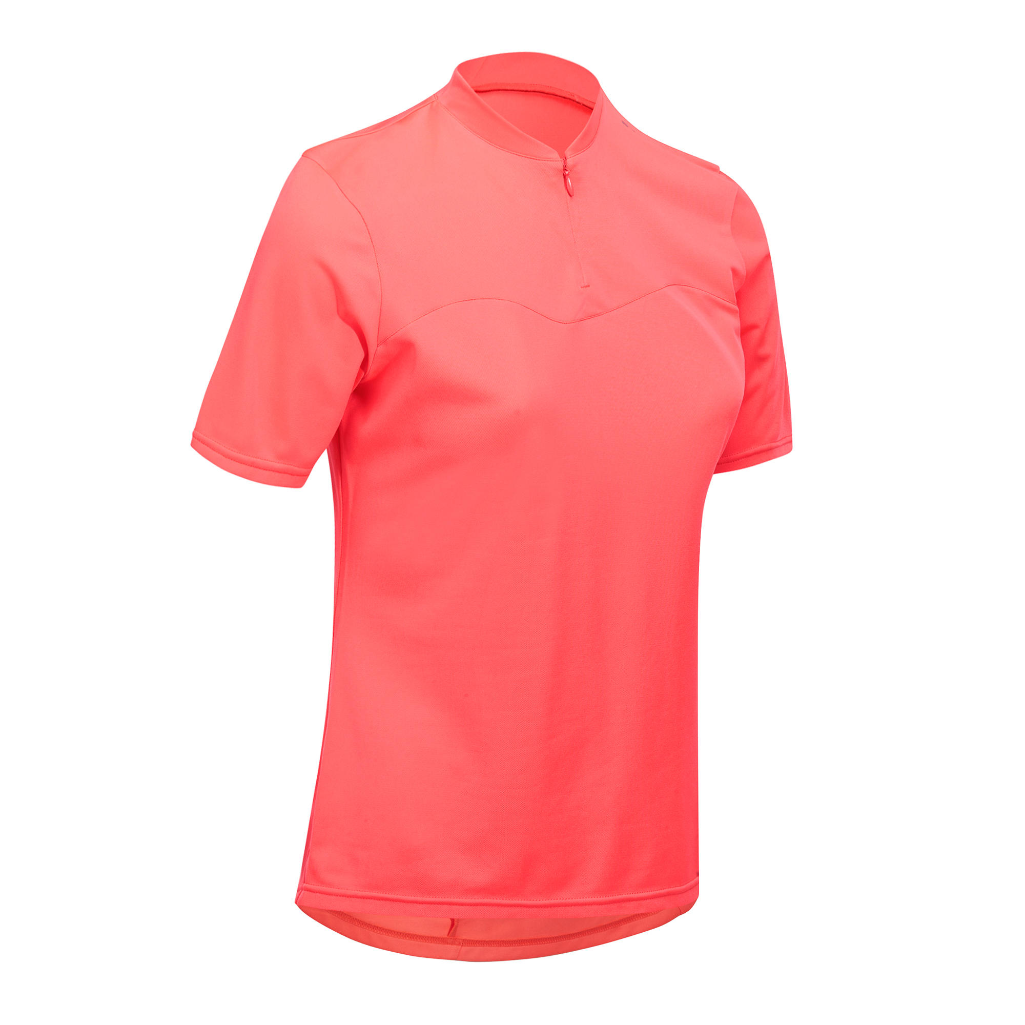 TRIBAN 100 Women's Short-Sleeved Cycling Jersey - Pink