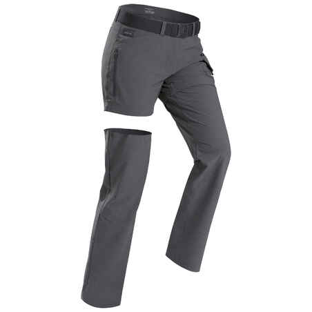 Pantalón desmontable montaña y trekking Mujer Forclaz Travel 500