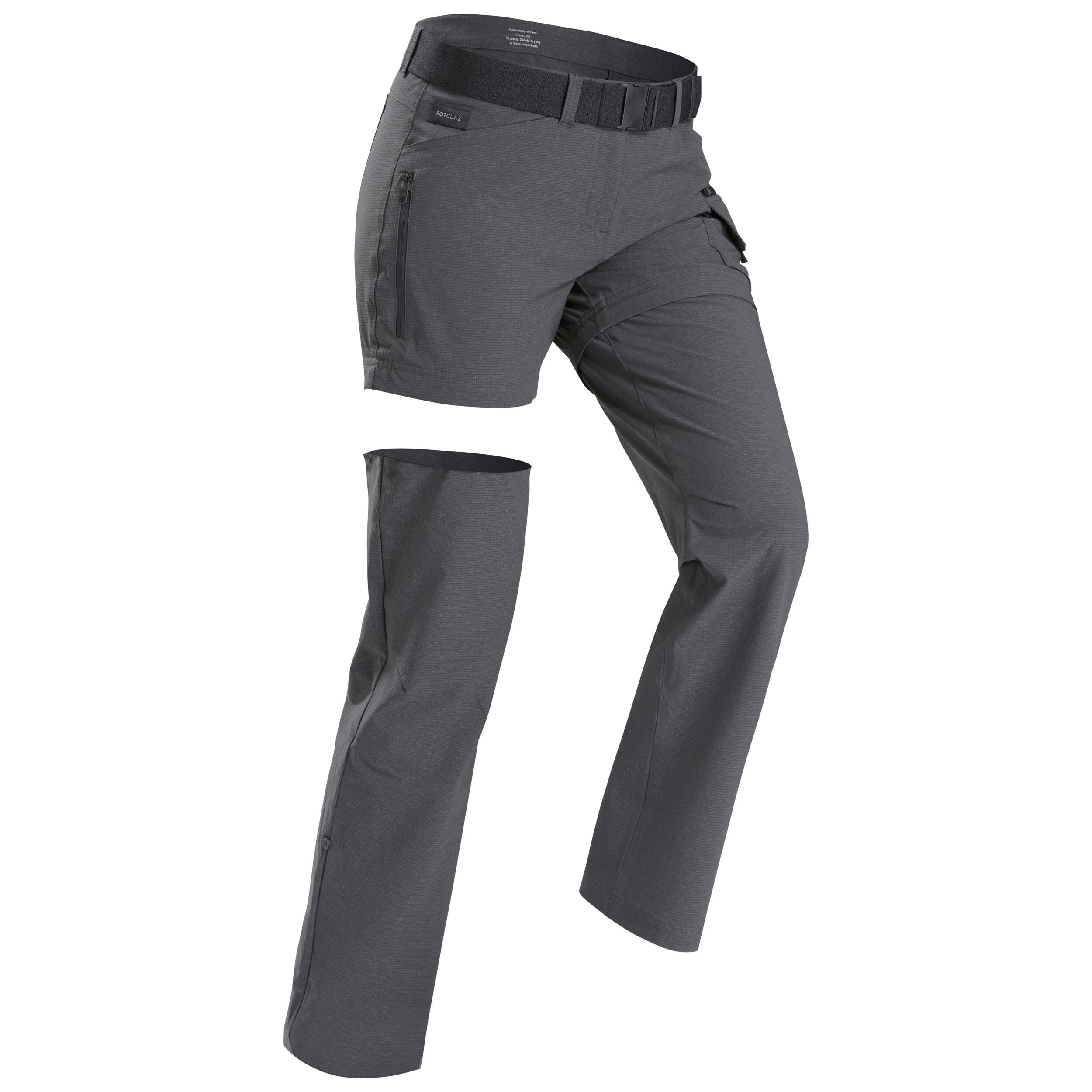 Pantalon desmontable montana y trekking Mujer Forclaz Travel 500 Decathlon