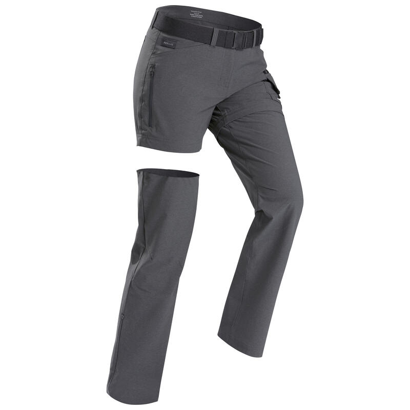 Pantalon modulable de trek & voyage -femme - TRAVEL 900