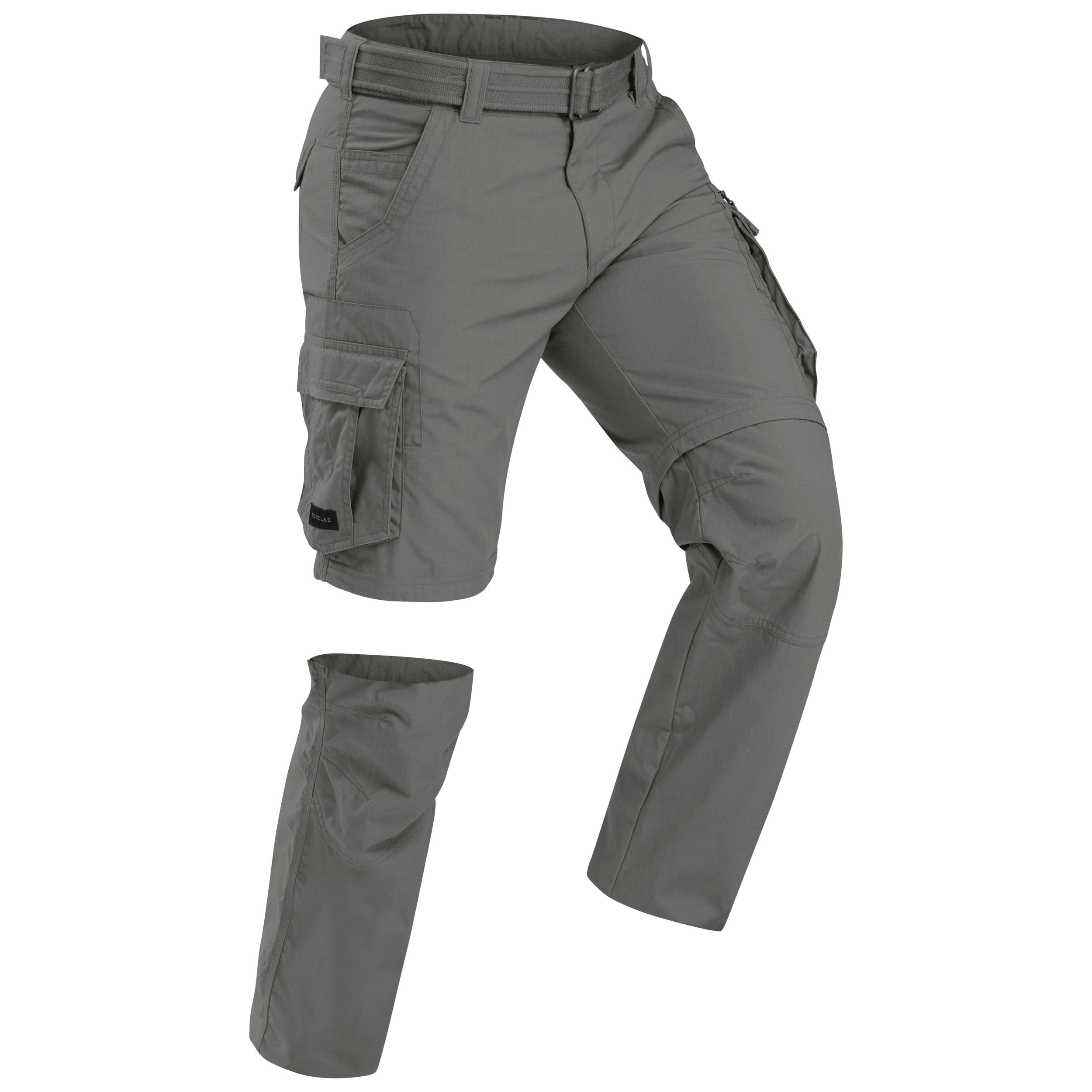 Moncler Grenoble Brown Ripstop Zip-Off Cargo Trousers | REVERSIBLE