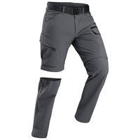 Men's Convertible Travel Trousers - Dark Grey