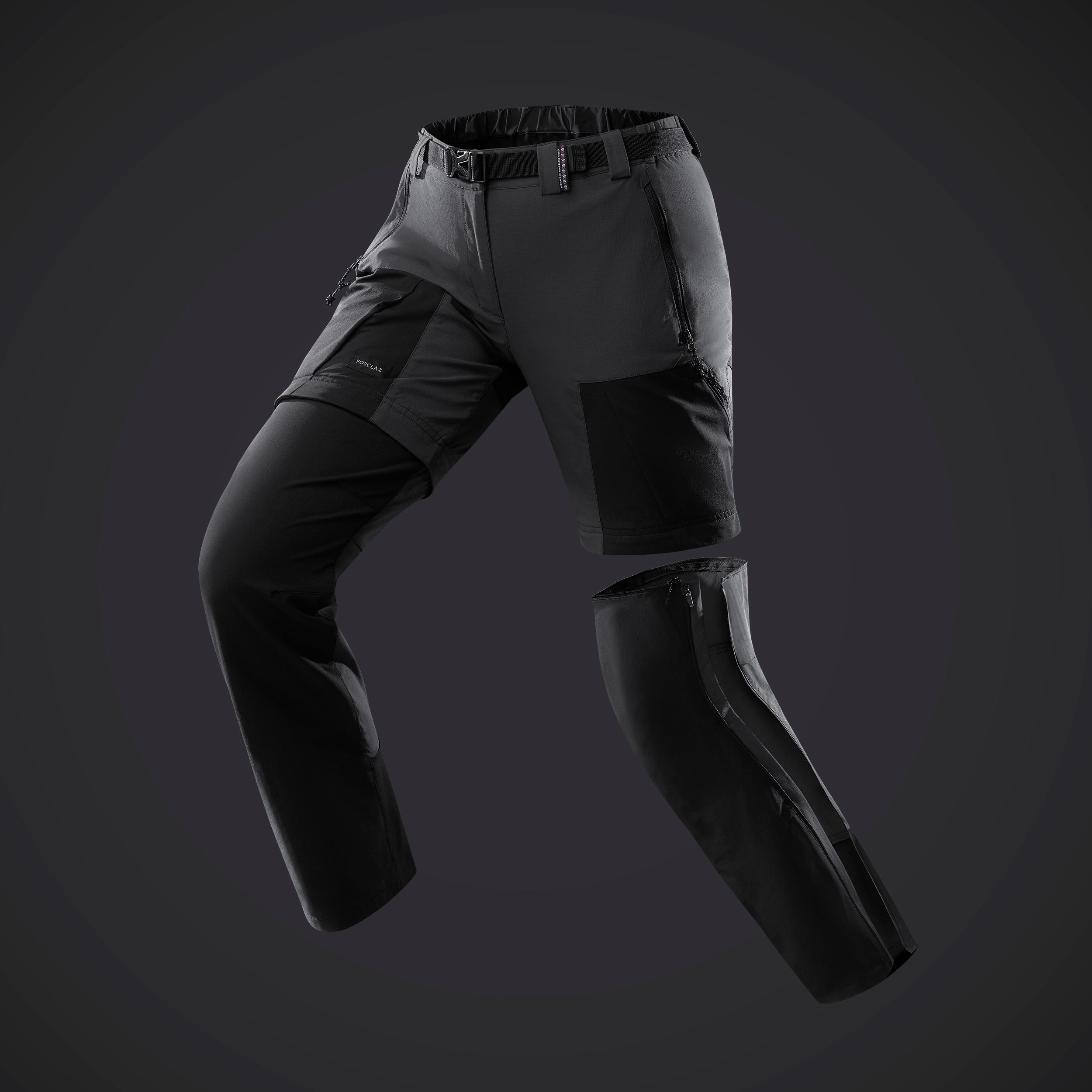 zip off trousers decathlon