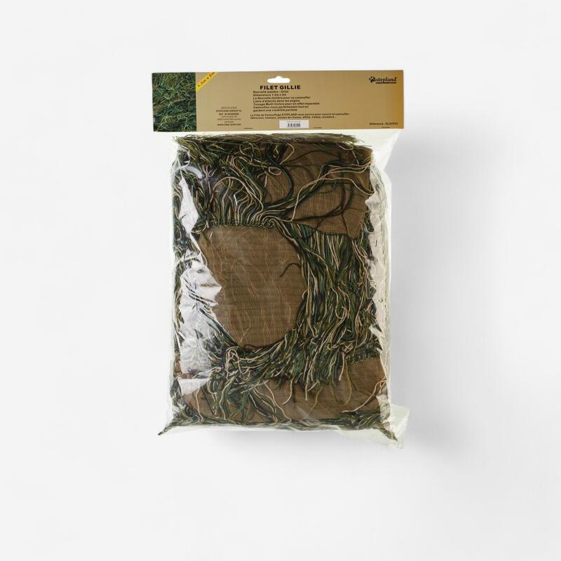 Red Caza Stepland Gillie Camuflaje 3d 1,5 m x 2 m