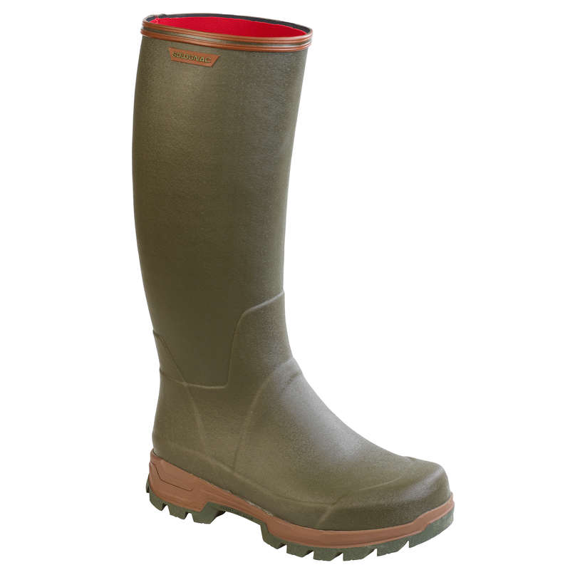 SOLOGNAC Lightweight and warm hunting 500 boots | Decathlon