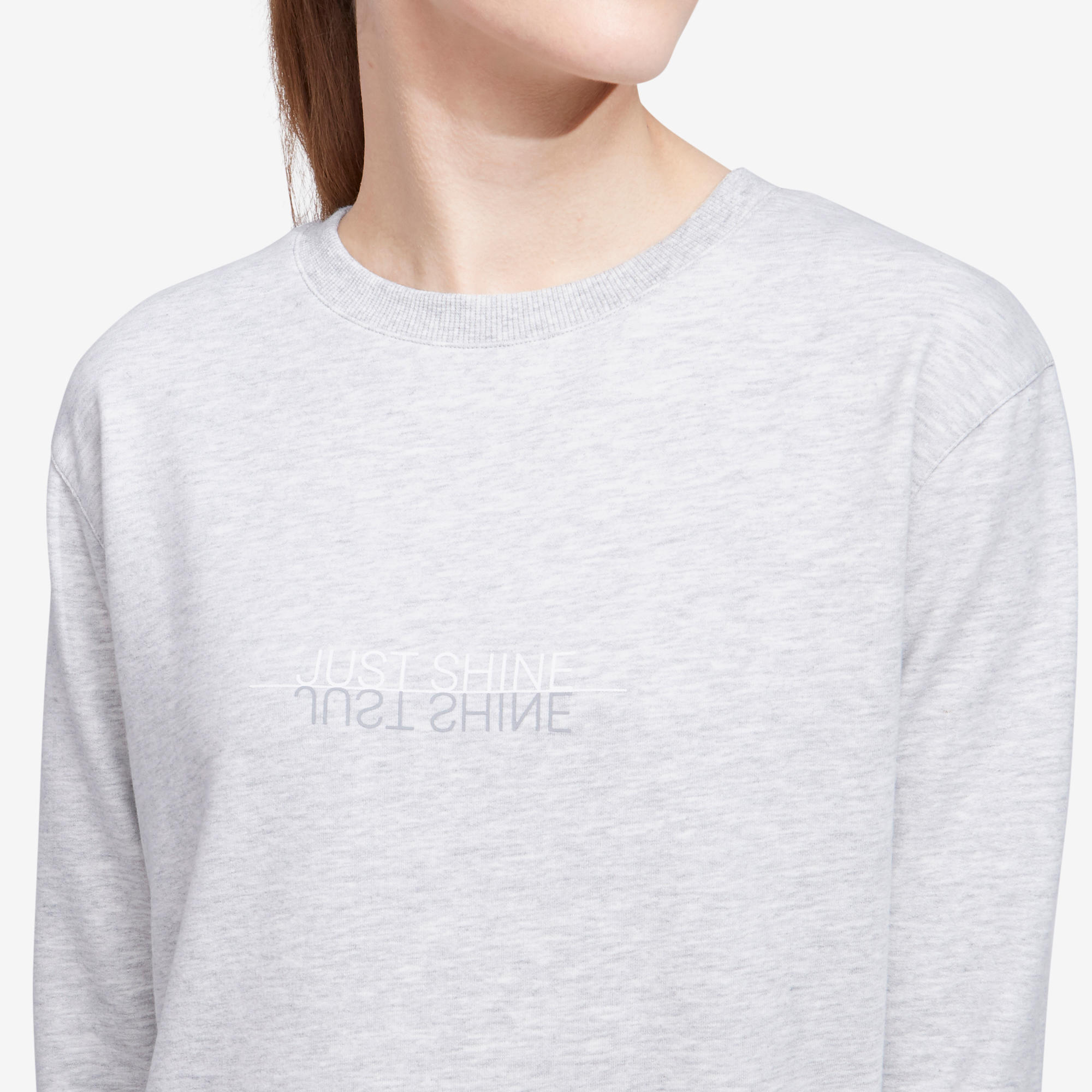 Women's Training Sweatshirt 120 - Light Grey 5/6