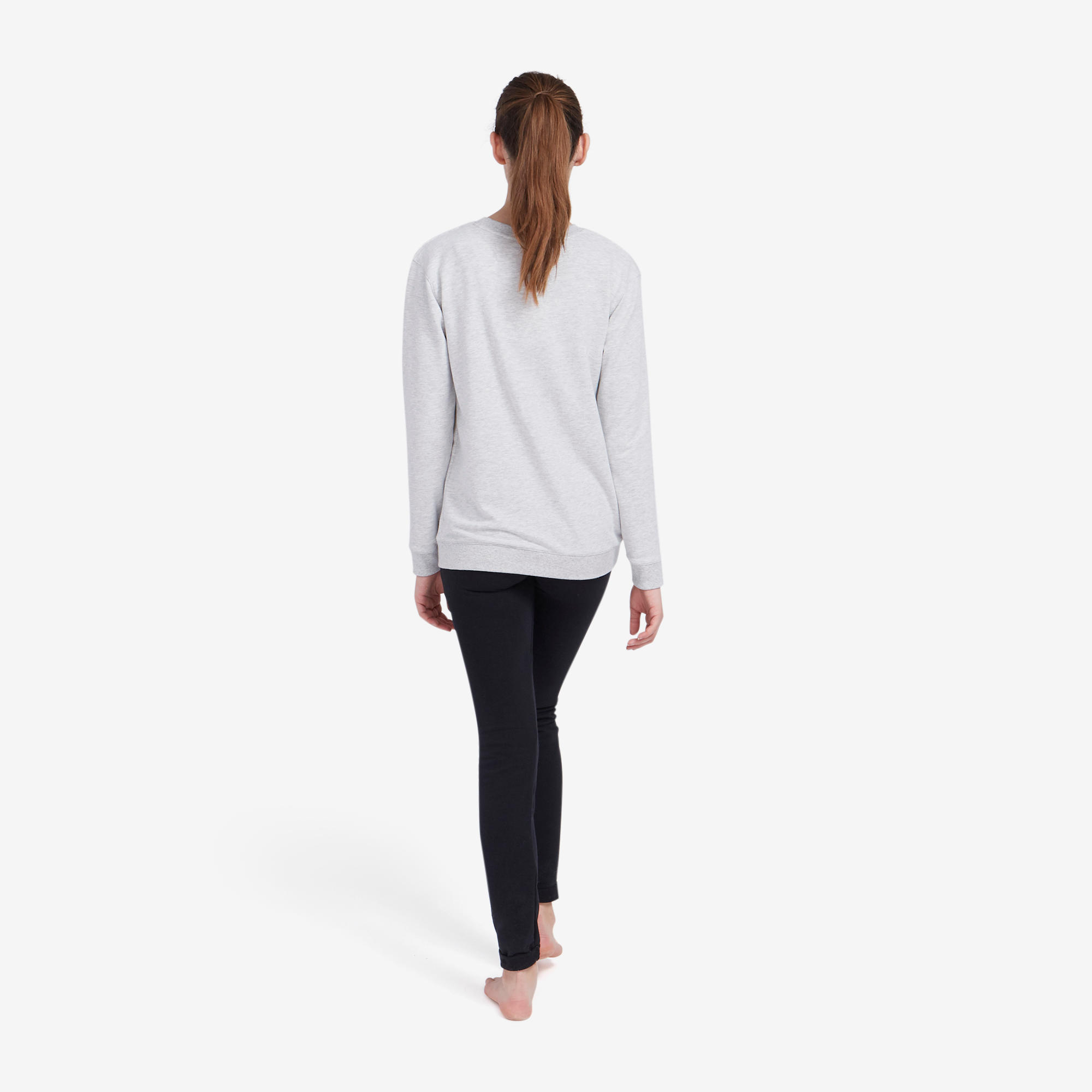 Women's Training Sweatshirt 120 - Light Grey 4/6