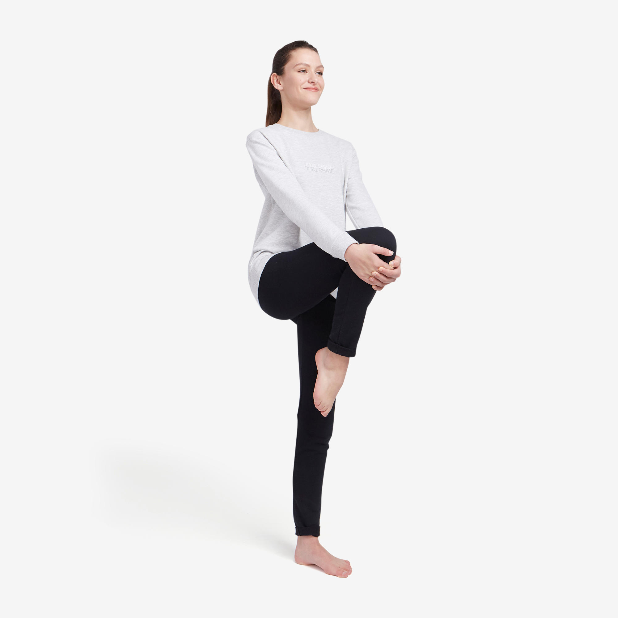 Women's Training Sweatshirt 120 - Light Grey 2/6