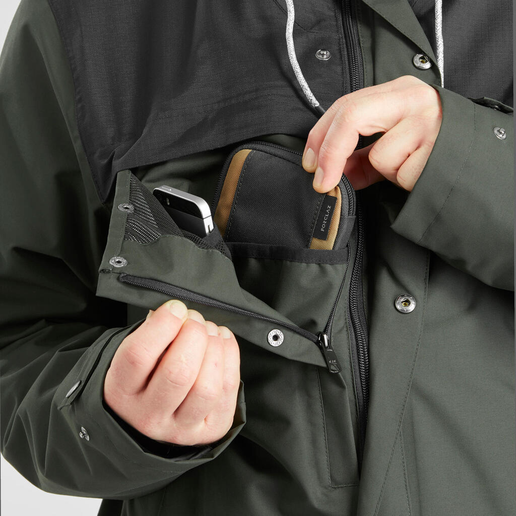 3-in-1 Winterjacke Travel 100 wasserdicht Komfort bis 0 °C Herren ocker