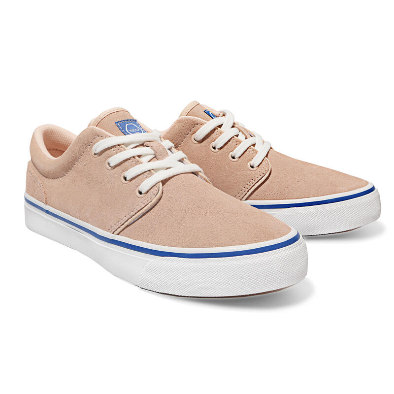 Adult Low-Top Skateboarding Longboarding Shoes Vulca 100 Olym CN Pink