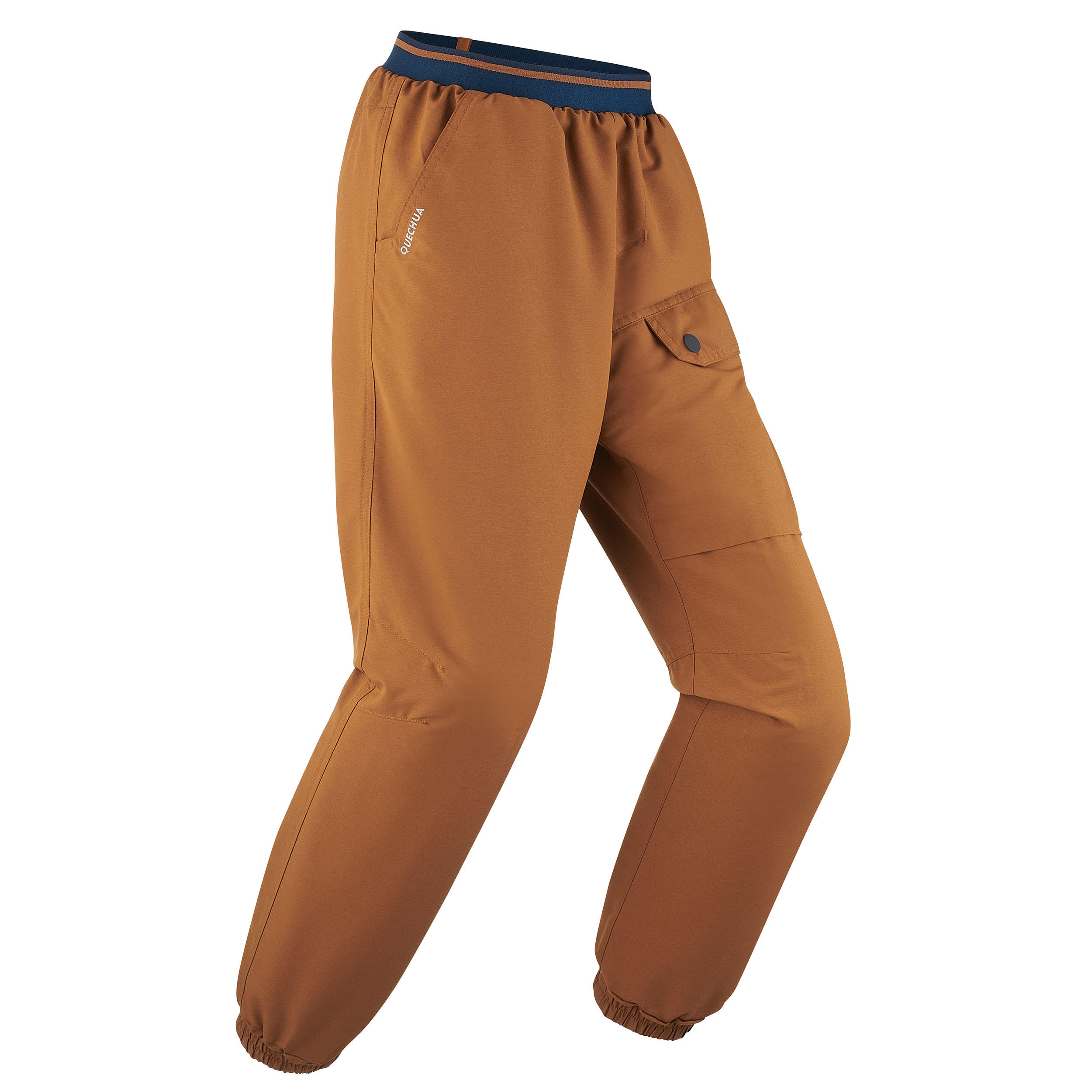 QUECHUA KIDS’ WARM WATER-REPELLENT HIKING TROUSERS - SH100 X-WARM - 7-15 YEARS