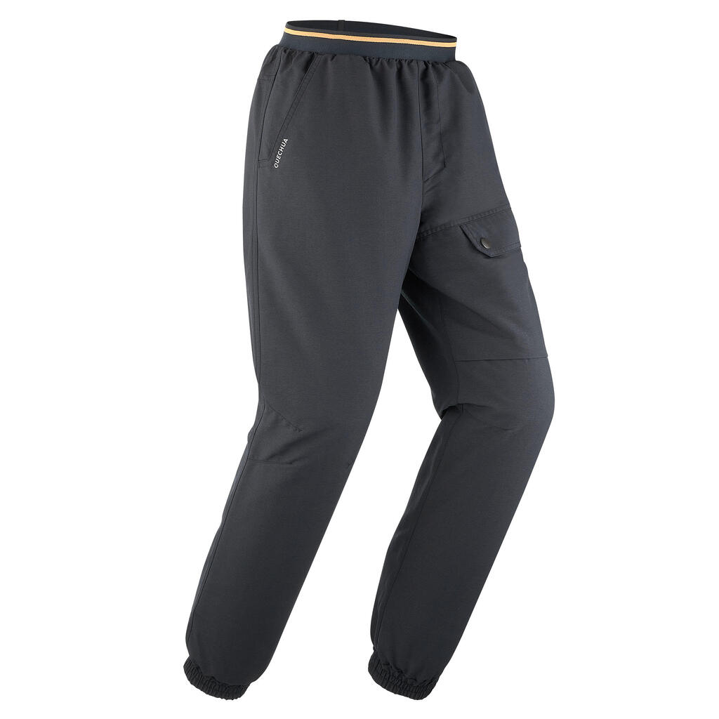 PANTALÓN PERLANTE SENDERISMO NIÑOS SH100 GRIS