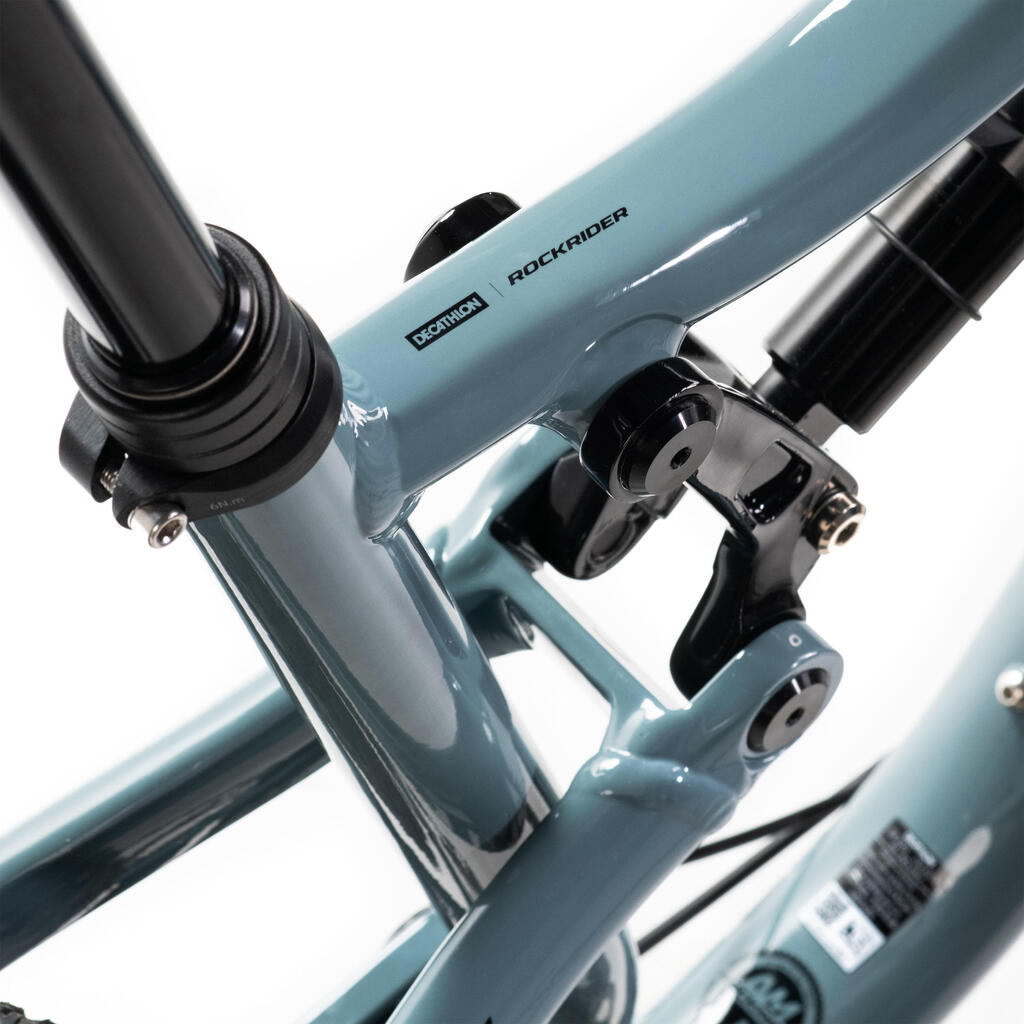 Bicicleta de montaña Rockrider AM 100 V2 29 Gris SRAM NX 12 vel 140 mm