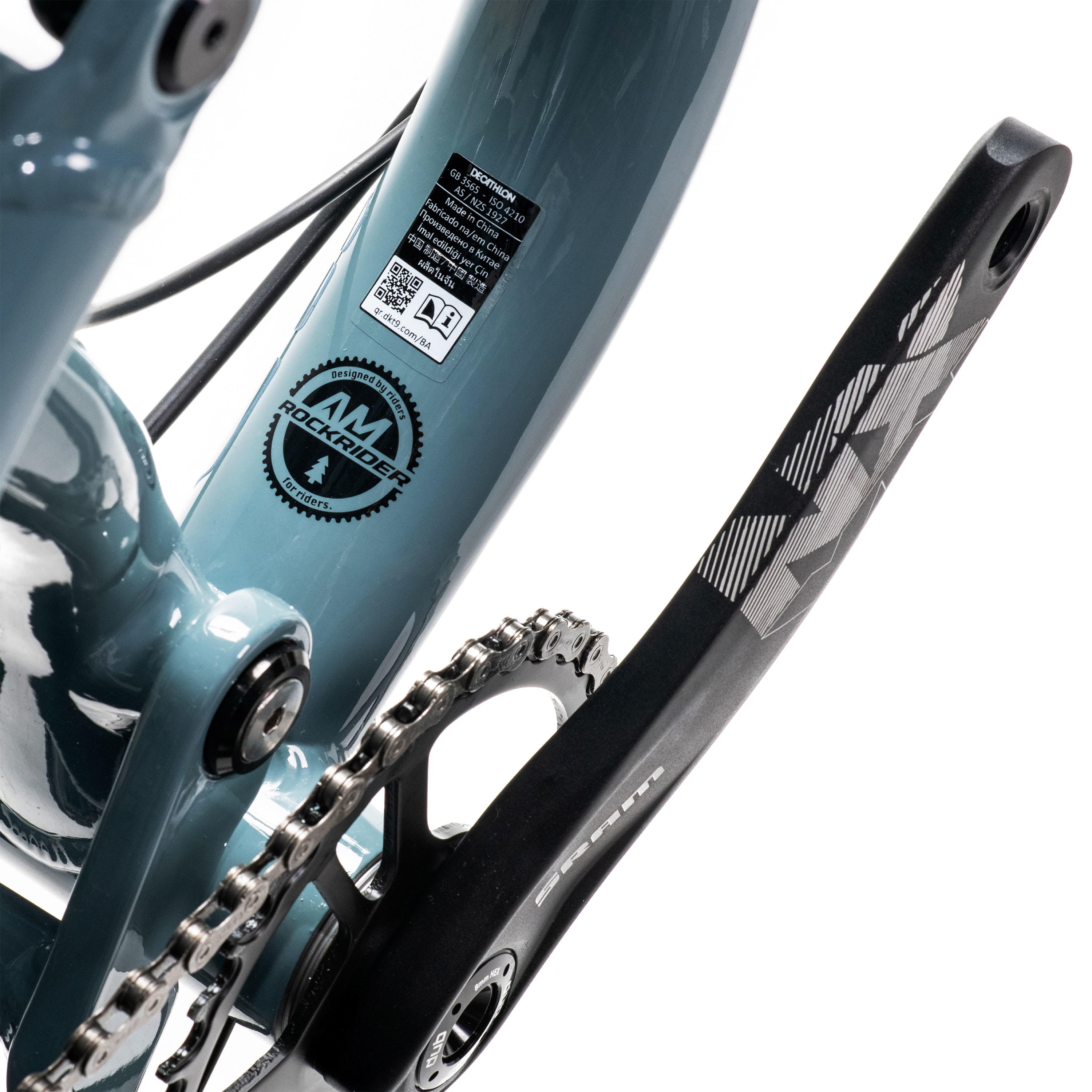 Bicicleta de montaña Rin 29" transmisión Rockrider SRAM NX 12V - Gris 13/13