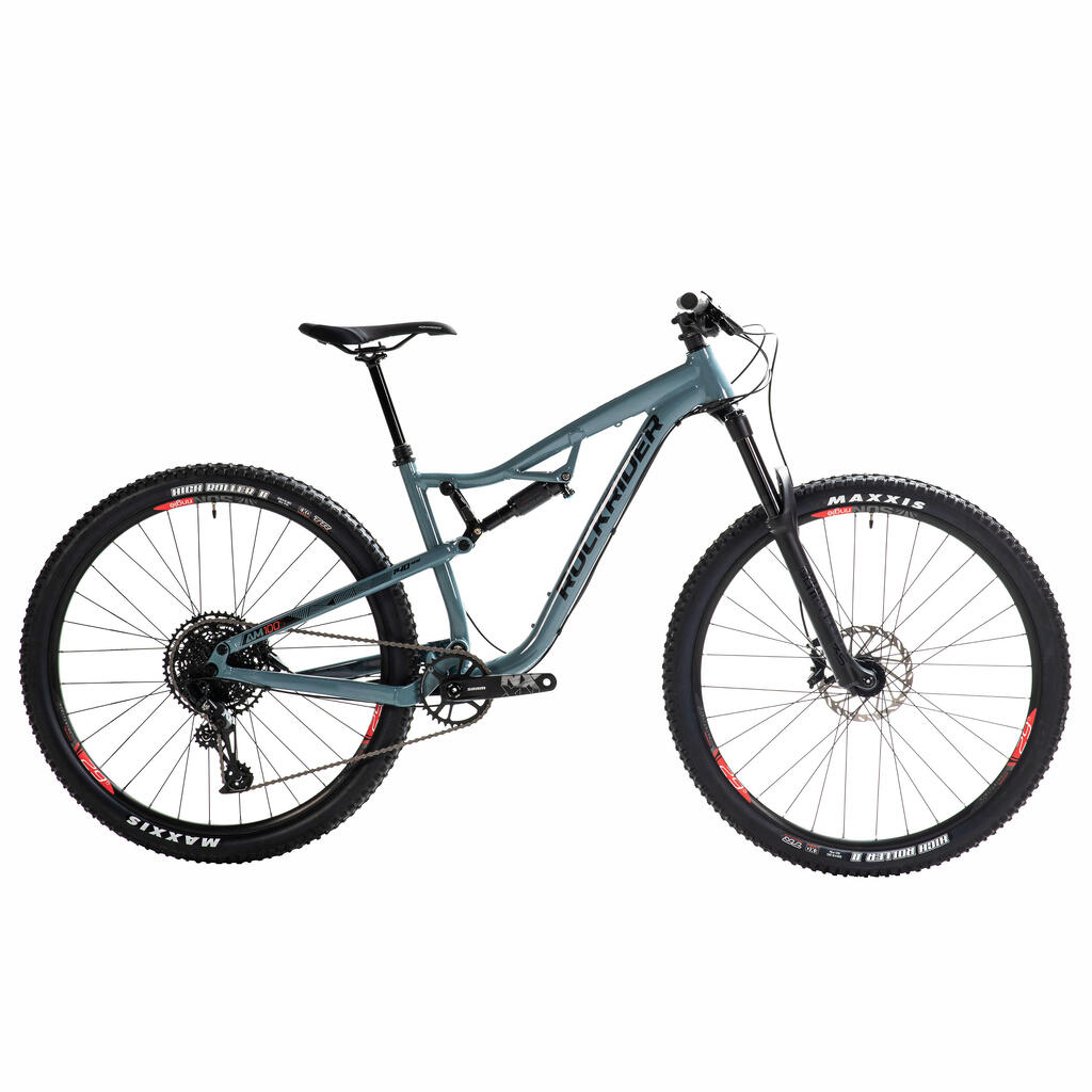 Bicicleta de montaña Rockrider AM 100 V2 29 Gris SRAM NX 12 vel 140 mm