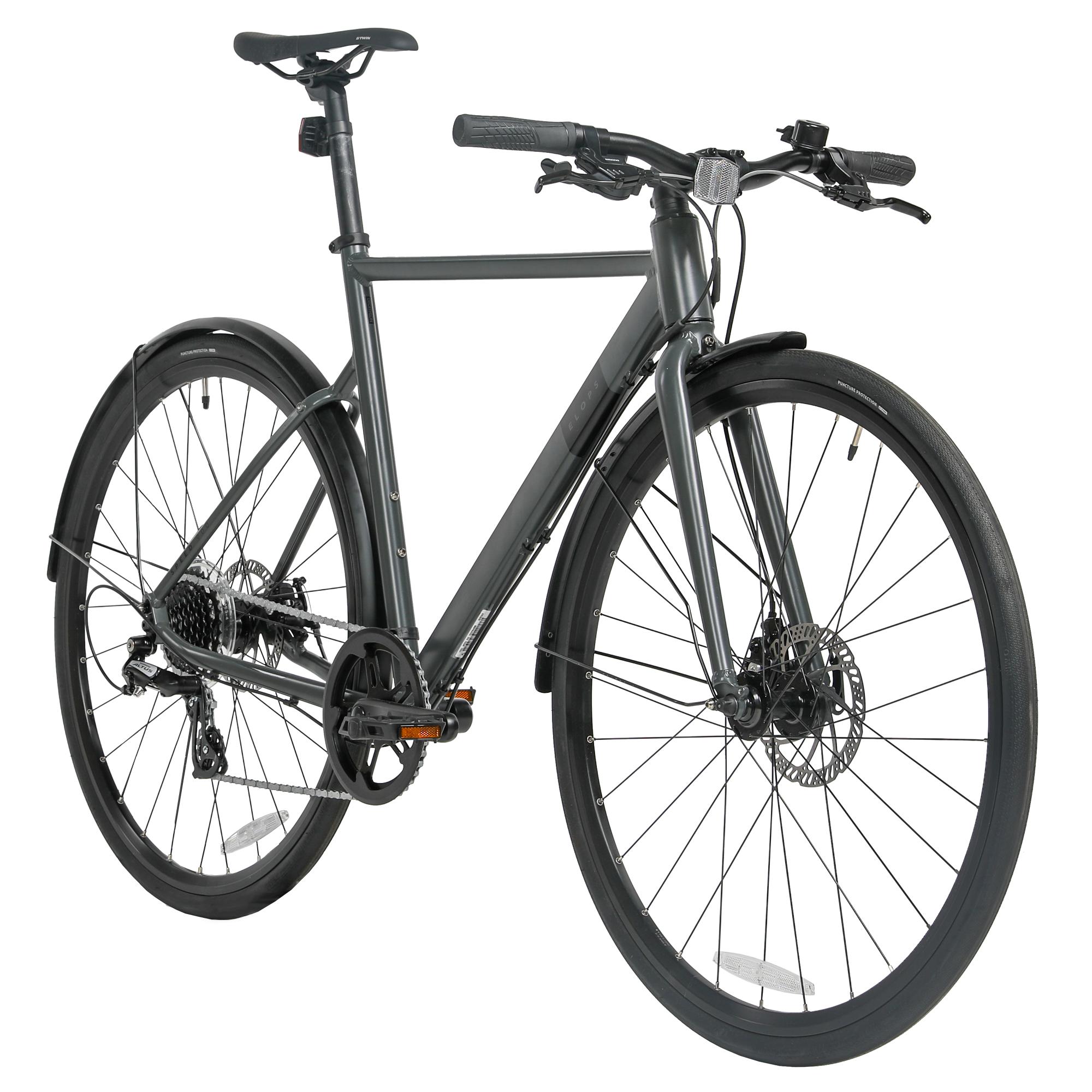 City Bike Disc Brakes - Speed 900 Grey - ELOPS