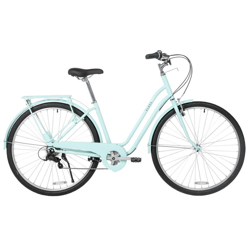 26" Elops 120 City Bike - Light Mint