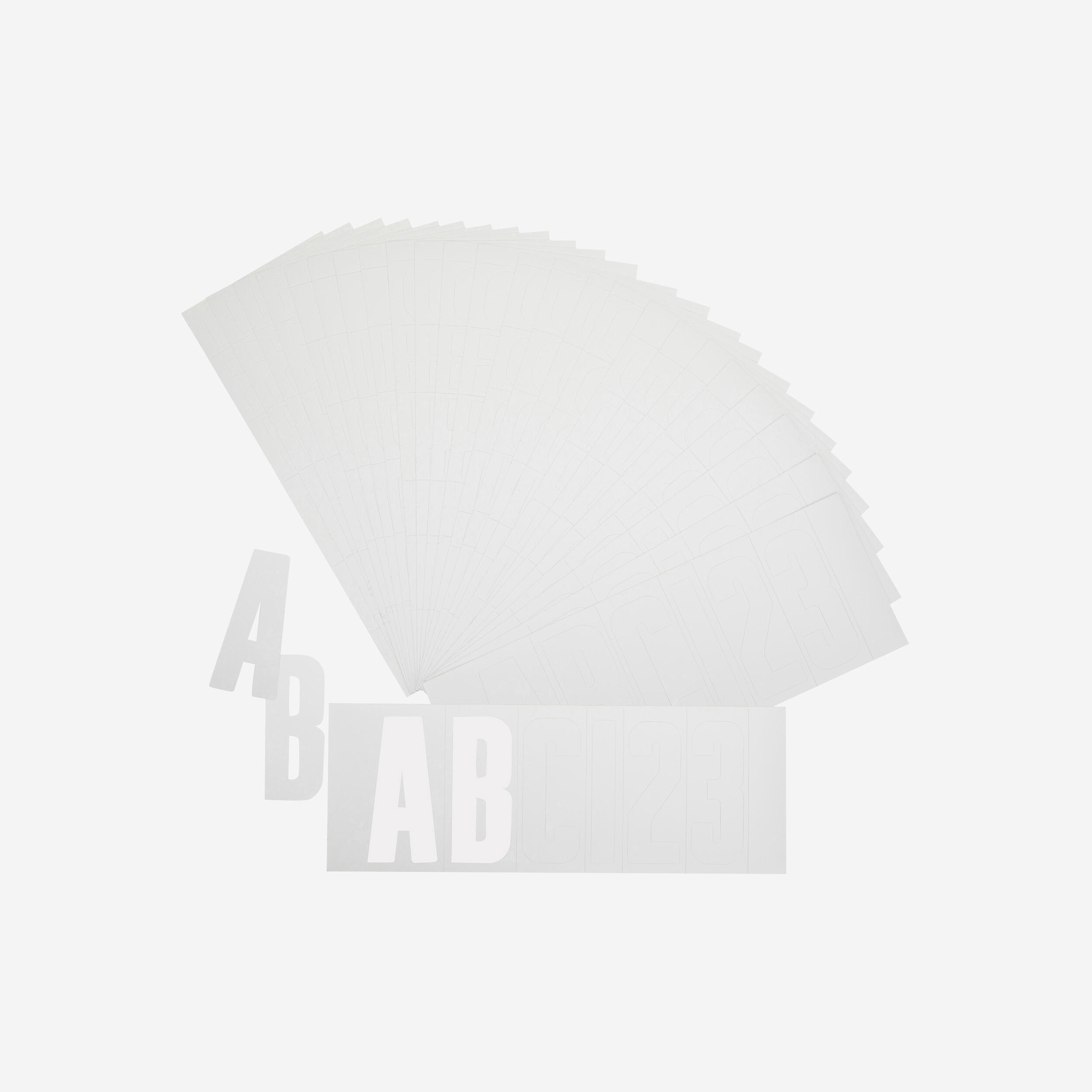 Decathlon | Kit immatricolazione adesivo barca bianco |  Plastimo