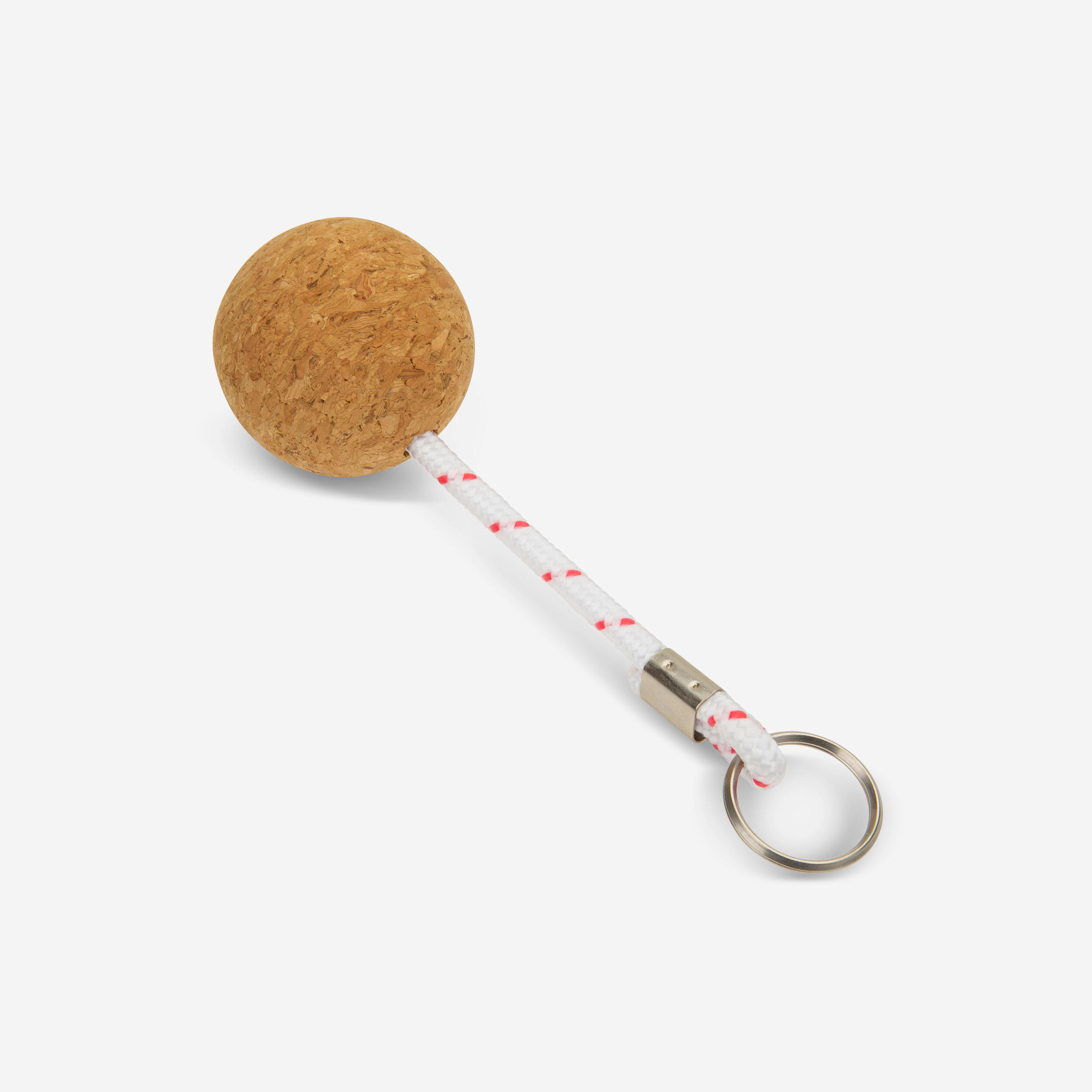 2x 35mm Schwimmende Kork Schlüsselanhänger mit Schlüsselring schwimmfähig 