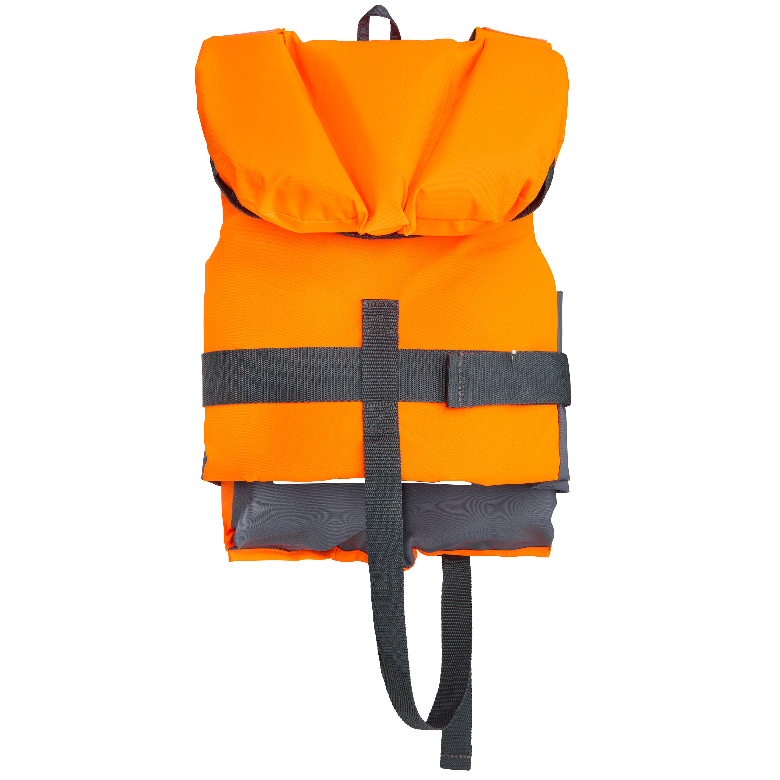 Kids' 100N life jacket LJ100N Easy JR 15-40 kg - orange/grey