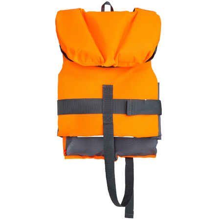 Kids' life jacket LJ100N Easy JR 15-40 kg - orange/grey