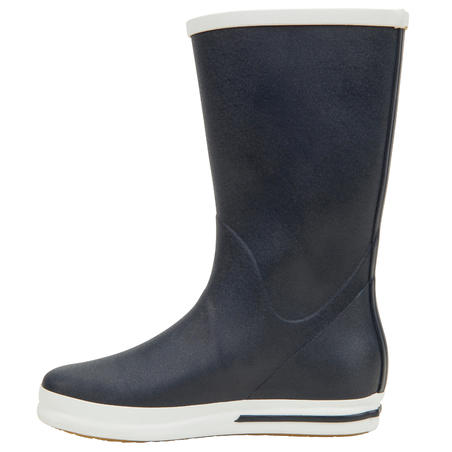 Adult Sailing Wellie Boot 500 - Navy