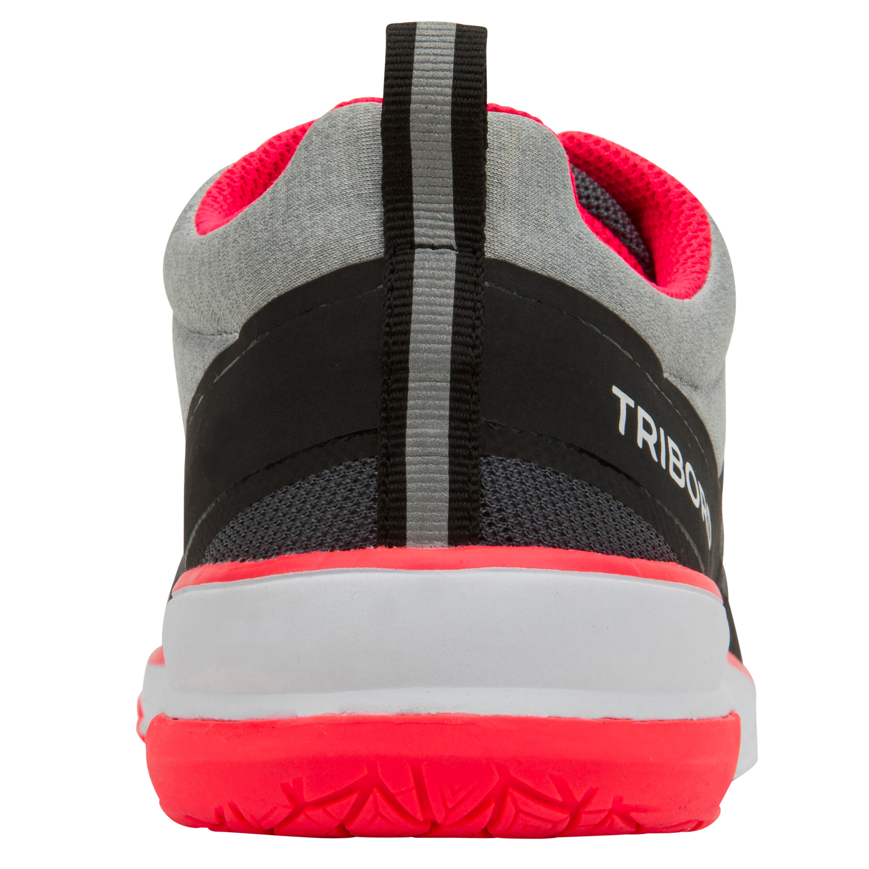 ZAPATILLAS NÁUTICAS DE VELA MUJER RACE500 NEGRO/ROSADO 9/11