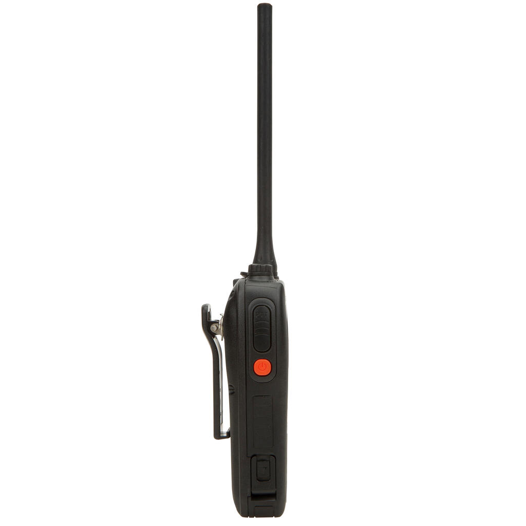 Plávajúca a vodotesná vysielačka VHF SX-400 IPX7 s blikaním a alarmom