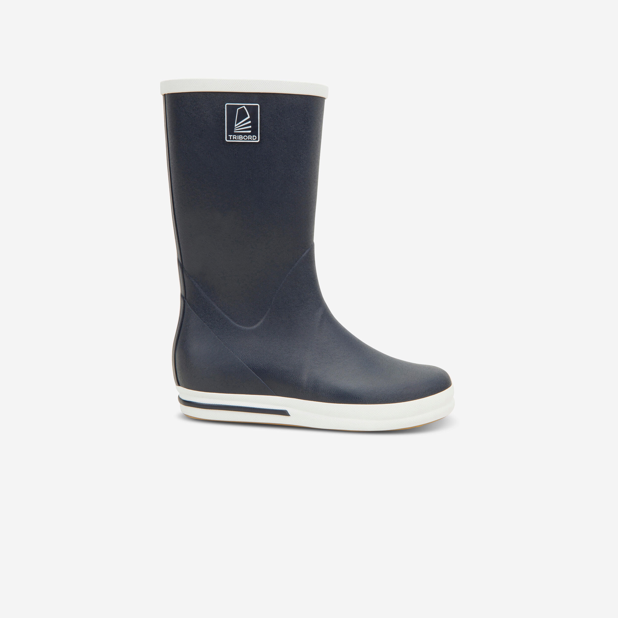 Tribord - Bottes Caoutchouc Adulte Sailing 500 Navy - Bottes - Voile Habitable Cerfvolant Wing - Bleu - 43 - Decathlon