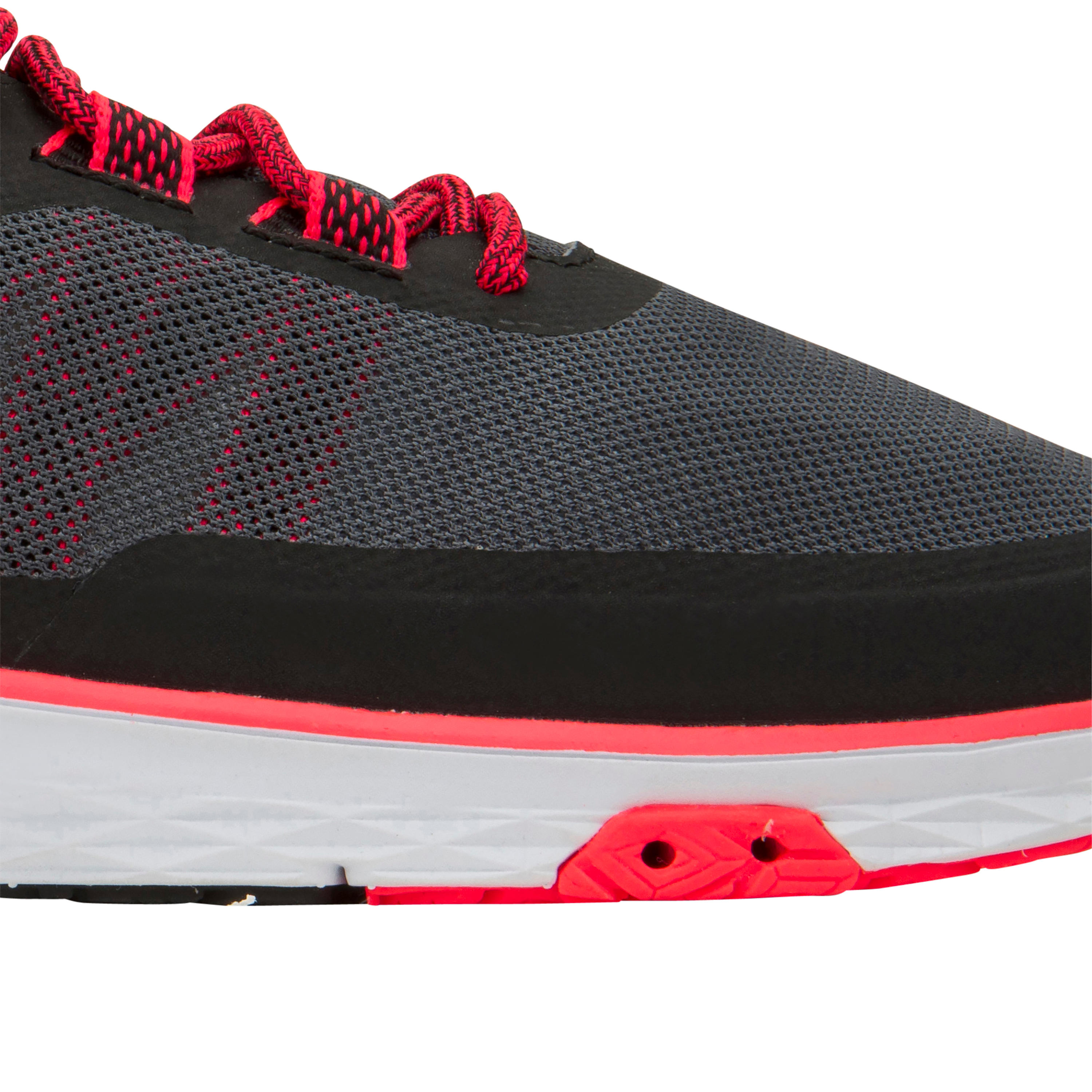 ZAPATILLAS NÁUTICAS DE VELA MUJER RACE500 NEGRO/ROSADO 4/11