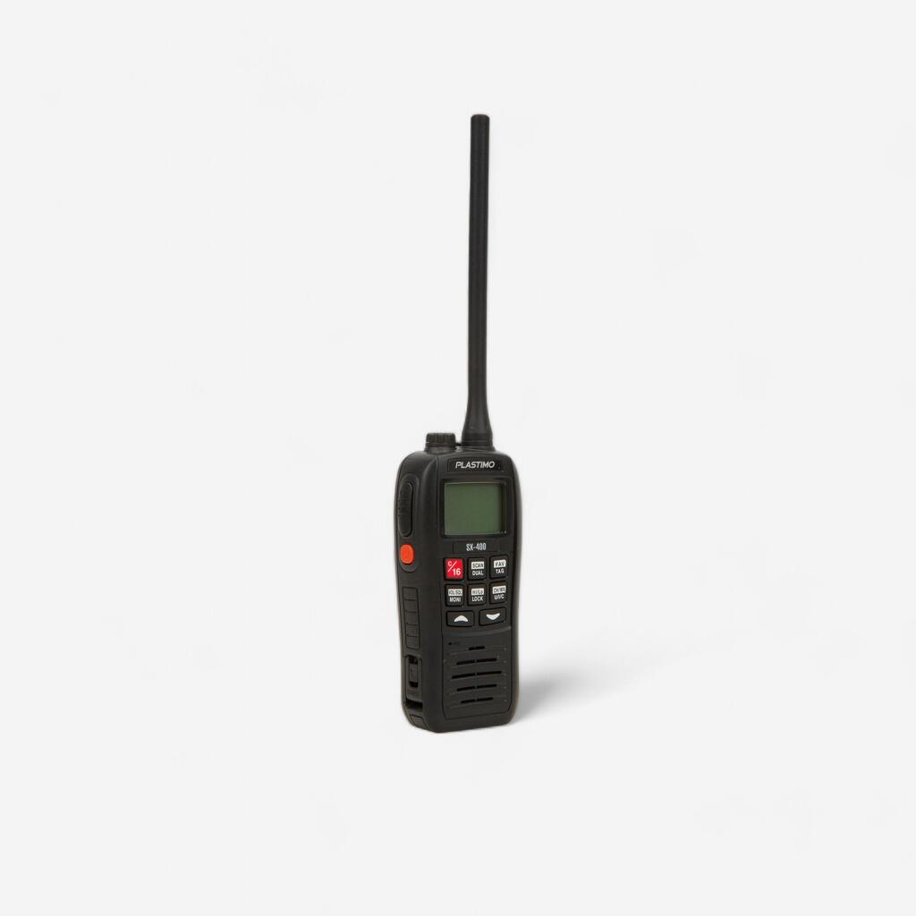 FLOATING VHF SX-400, WATERPROOF to IPX7 with flash and alarm