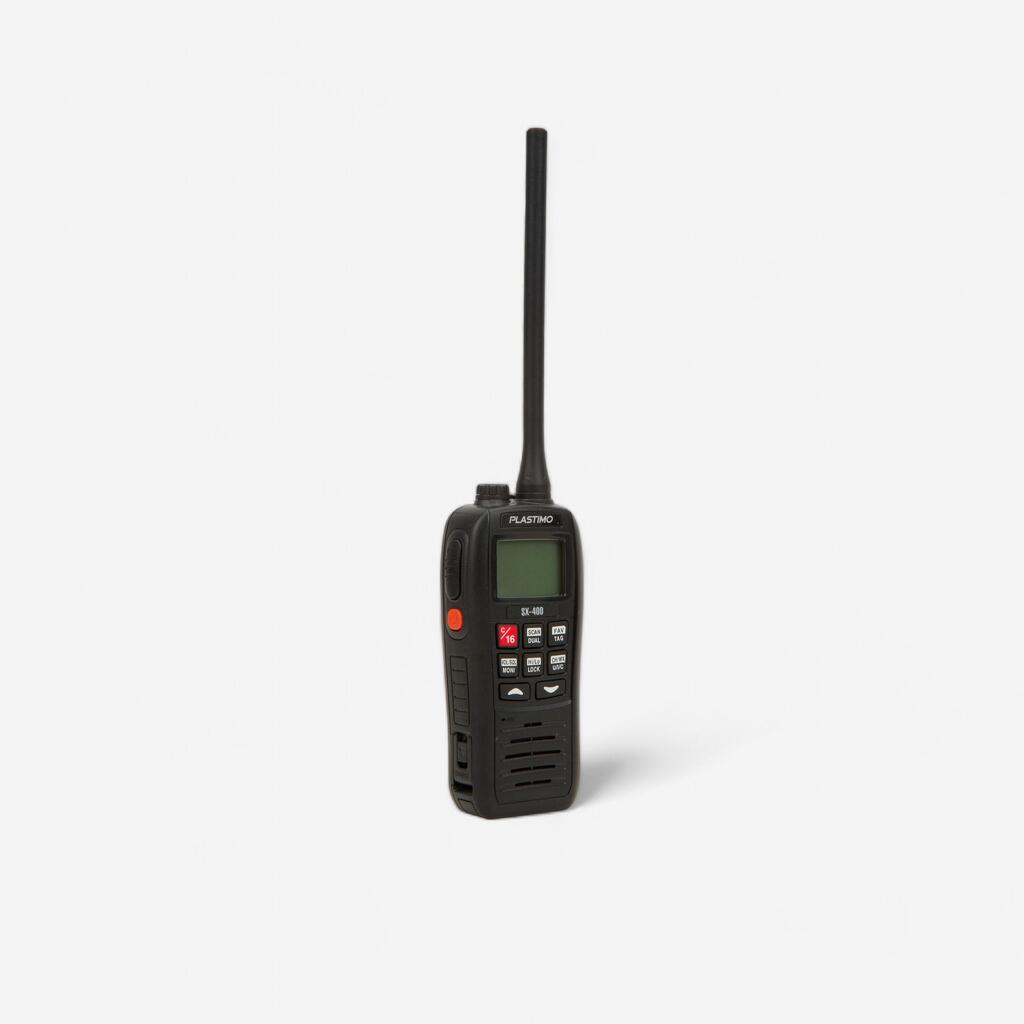 IPX7 ūdensdroša VHF ierīce “SX-400” ar uzzibsnījumu un signālu