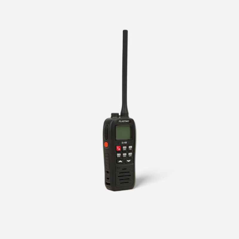 Handfunkgerät VHF SX-400 schwimmend und wasserdicht IPX7 mit Flash + Alarm