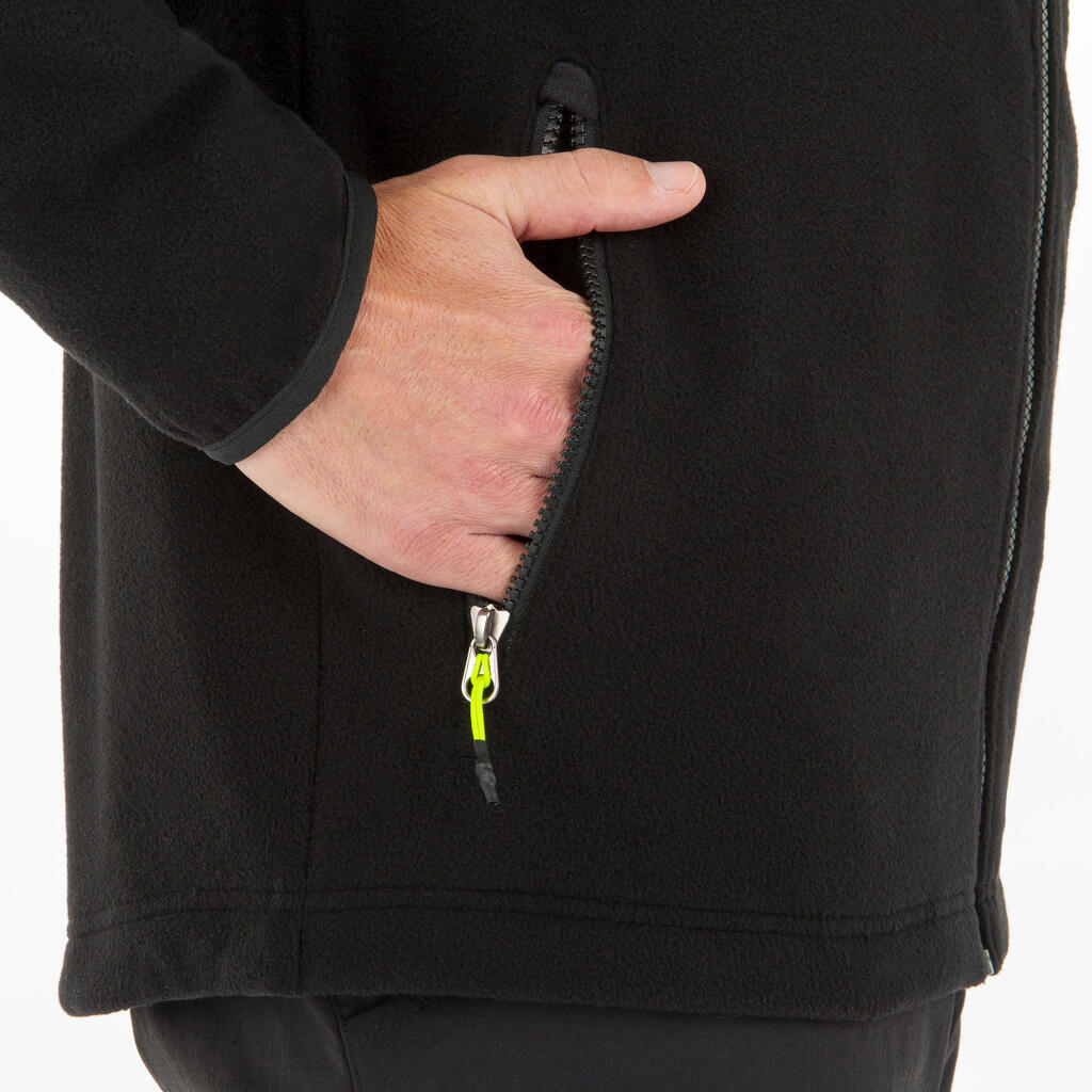 Sailing Men’s warm sailing fleece 100 - Black