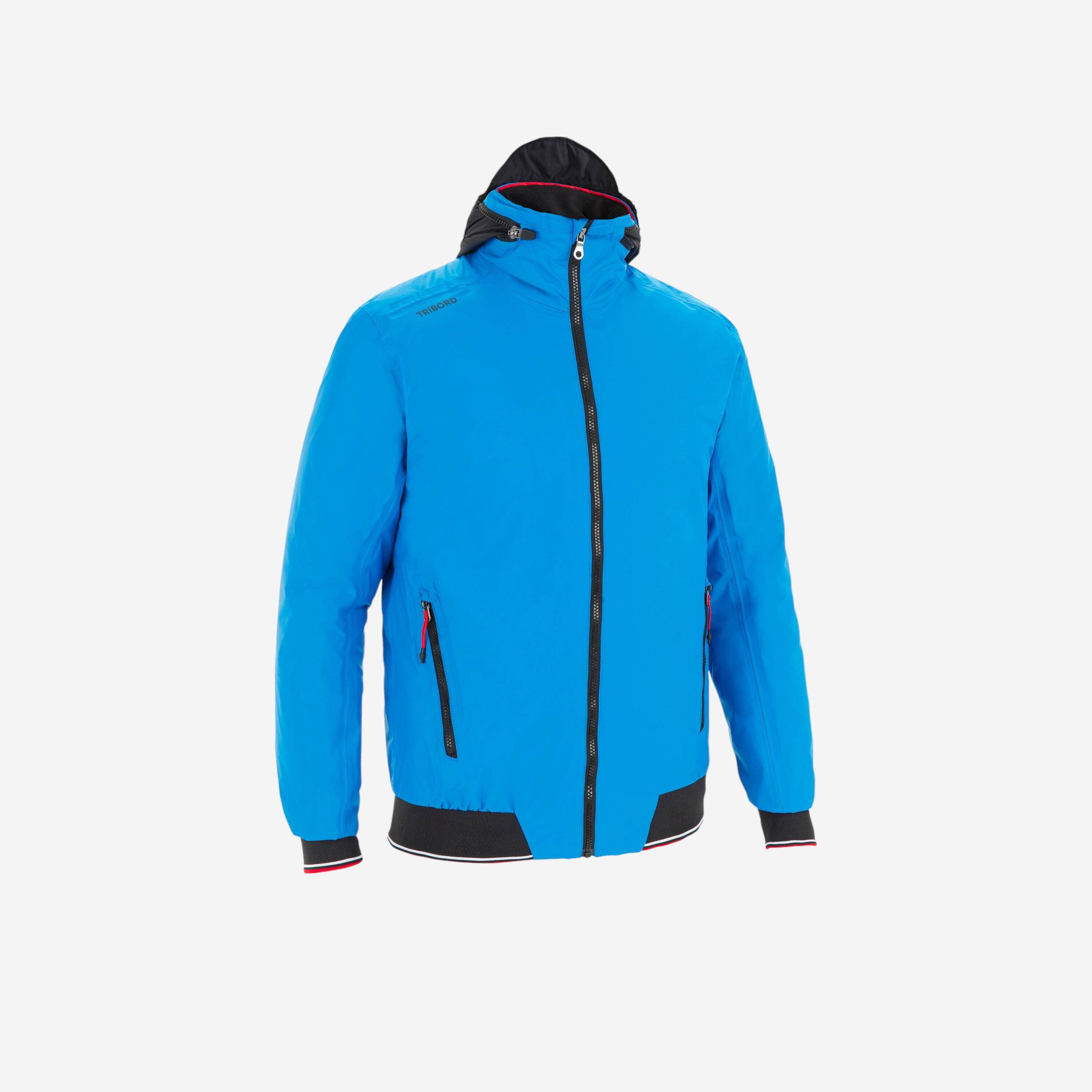 Men Waterproof Sailing Jacket Race 100 Blue -  1