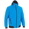 Men's waterproof windproof sailing anorak 100 - bright blue