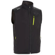 Vestă softshell anti-vânt 900 Negru Bărbați 