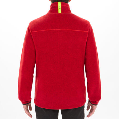 Флісова кофта чоловіча RACE 100 для вітрильного спорту - Червона