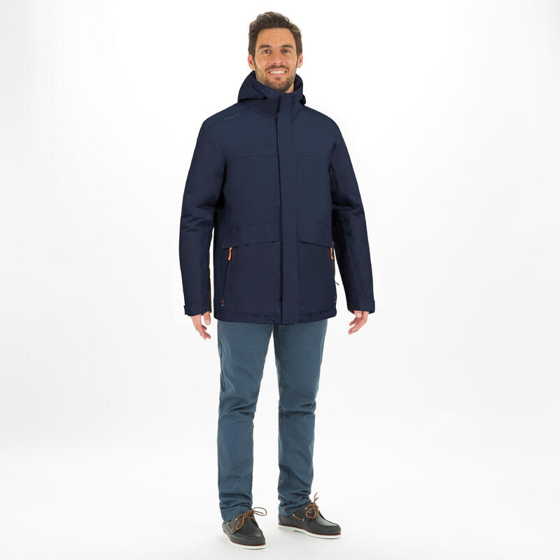 Veste chaude de voile homme 100 bleu marine