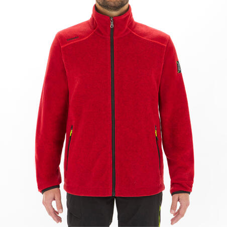 Флісова кофта чоловіча RACE 100 для вітрильного спорту - Червона